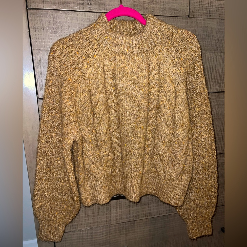 Universal Thread Brown Women’s Mock Turtleneck Pullover Sweater